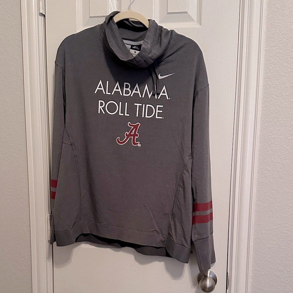 Nike Gray Alabama Roll Tide Hoodie